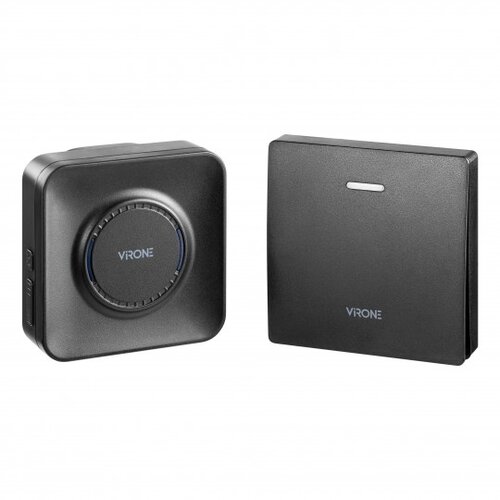 VIRONE Zvono crno 36 tona bežično AC 230V 200m TELERO AC DB-8/B Cene