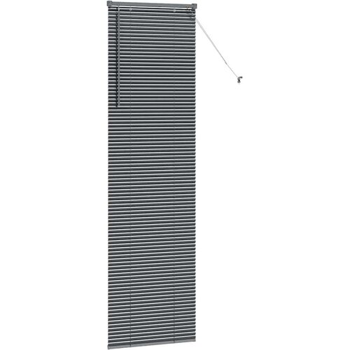 VidaXL Zavjesa za prozor sa zavjesama Ostalo Tamnosiva 80 x 130 cm Aluminij Slike