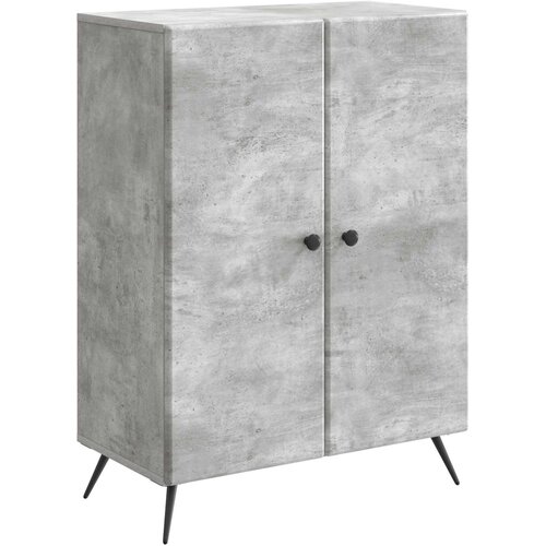  Kreveta Betonska siva 66 x 34,5 x 90 cm Konstruirano drvo Slike