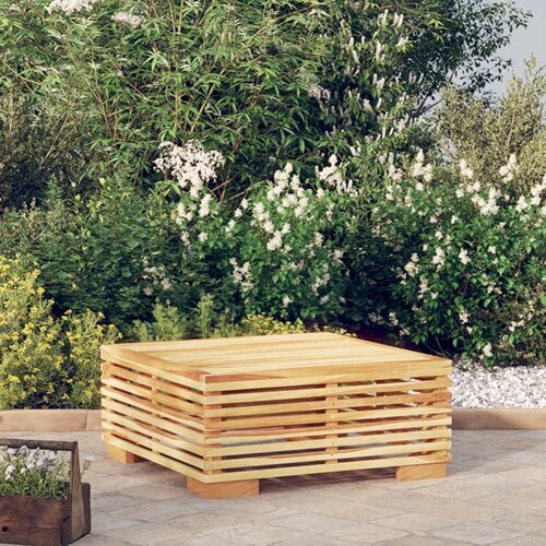 The Living Store Vrtna klubska mizica 69,5x69,5x31 cm trdna tikovina - Vrtna Klubska Mizica, (21427536) Slike
