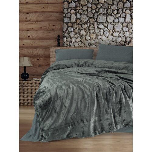 Aberto Design set posteljine Flossy, 200x220 cm, siva Cene