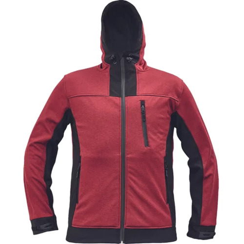 Cerva HUYER SOFTSHELL Muška softshell jakna, crvena, veličina