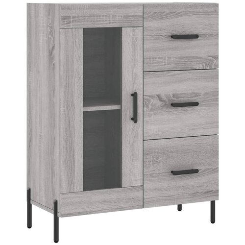 Maison Chic Komoda - Predalnik siva sonoma 69,5x34x90 cm inženirski les, (21718039) Slike