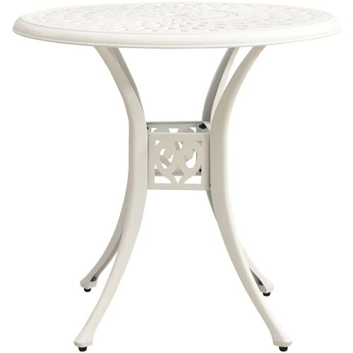VidaXL 5-dijelni bistro set od lijevanog aluminija bijeli Slike