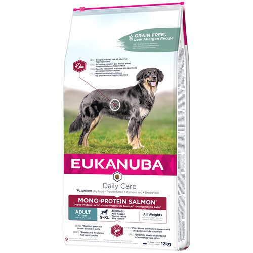 Eukanuba Adult Mono-Protein z lososom - Varčno pakiranje: 2 x 12 kg Slike