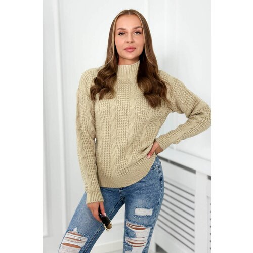 Kesi Pullover sweater light beige Slike