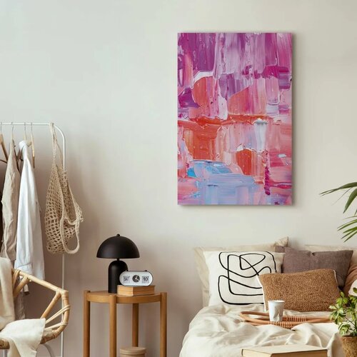  Slika - Colorful Contrasts - Energetic Color Transitions in Shades of Pink 80x120 Cijene