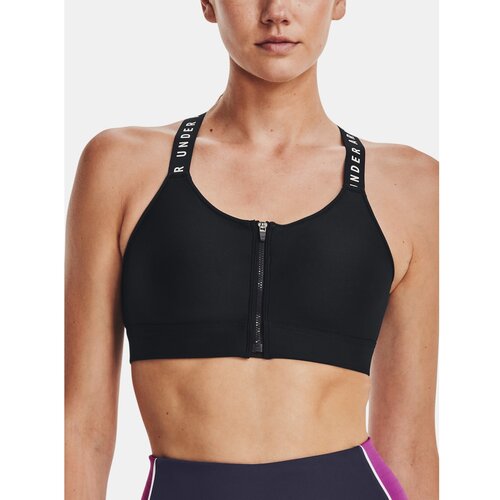 Under Armour Bra UA Infinity High Bra Zip-BLK - Women Slike