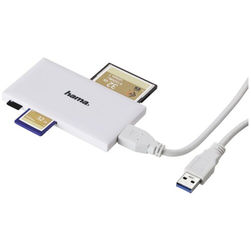 Hama čitač kartica 3.0 SD/microSD/CF bijeli 181017 Cijene