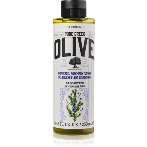 Korres Pure Greek Olive &amp;amp; Rosemary Flower osvježavajući gel za tu&amp;scaron;iranje 250 ml Slike