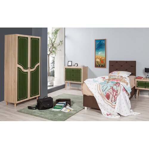 Hanah home Ormar Stil-623, 90x192x52 cm, Hrast-maslinasta boja Cijene