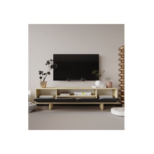 Hanah home tv komoda lazio, antracit Slike