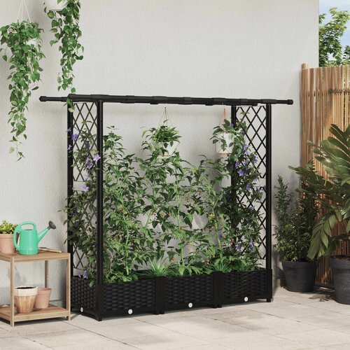  Povi&scaron;eni krevet s mrežom i krovom Crna 164 x 40 x 123 cm PP Cijene