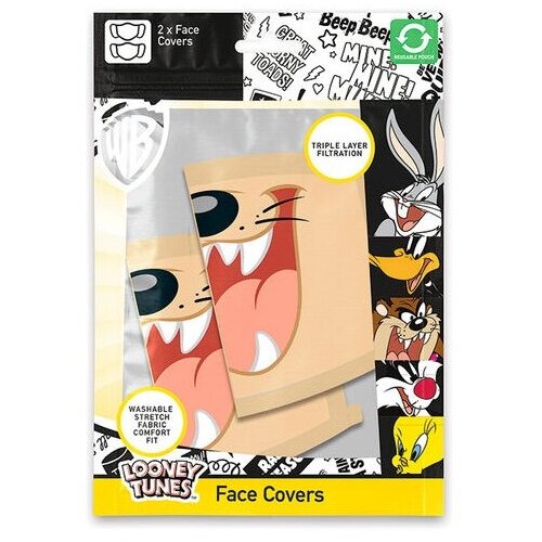 Pyramid International LOONEY TUNES (TAZ) FACE MASK 2 PACK Slike