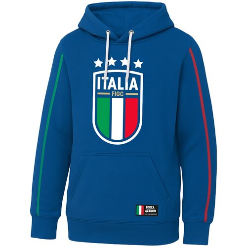  FIGC Italija Big Logo pulover s kapuco Cene