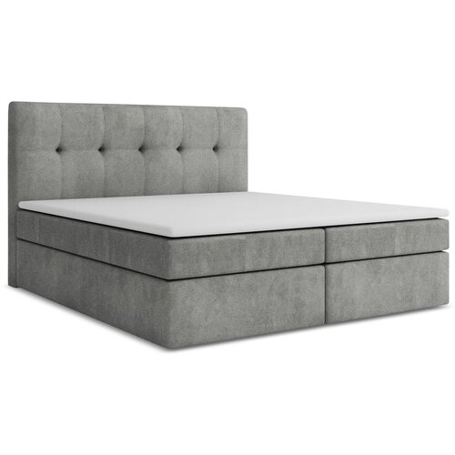 Makamii Sivi boxspring krevet s prostorom za odlaganje 180x200 cm Palta – Cijene