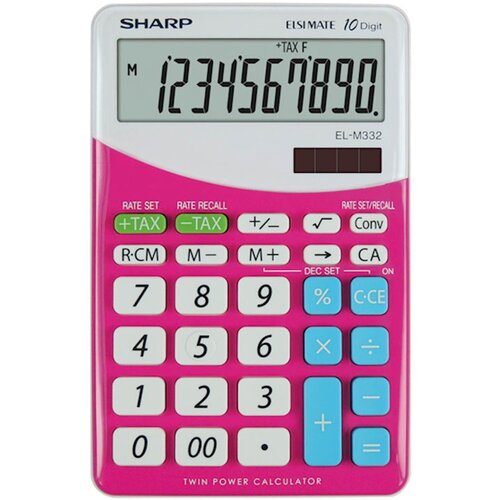Sharp Komercialni kalkulator ELM332BPK, roza Slike