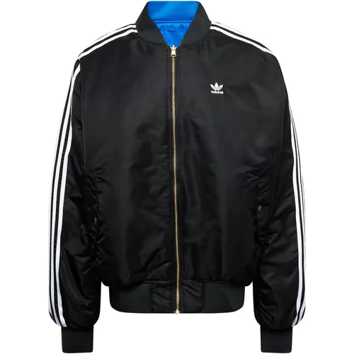 Adidas Prehodna jakna kraljevo modra / črna / bela