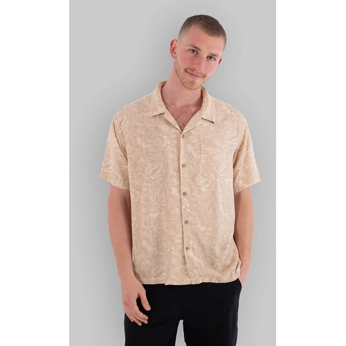 Hurley Lisbon Camp Shirt hazelnut Cene