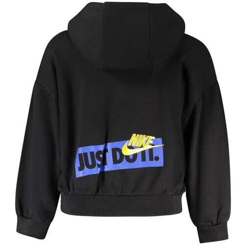 Nike Dječja Crna Majica s Kapuljačom na Patentni Zatvarač Slike