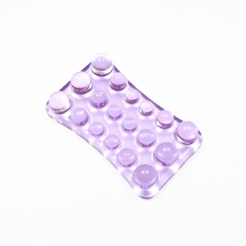INF Ergonomsko prozorno silikonsko podlogo za mi&scaron;ko za udobje in podporo Purple, (5000071723) Cene