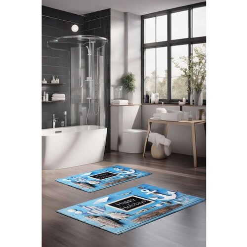  CT-5216 multicolor bathmat set (2 pieces) Cene