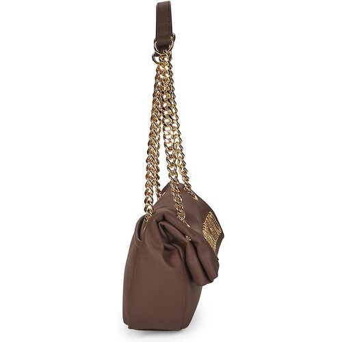 Love Moschino Torbice za na ramo BOLD LOVE HAMMERED Kostanjeva Slike