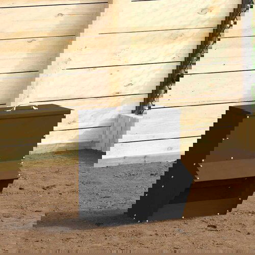 VidaXL Hranilnik za pi&amp;scaron;čance Črna 20 x 25 x 35 cm Hladno valjana jeklo Slike