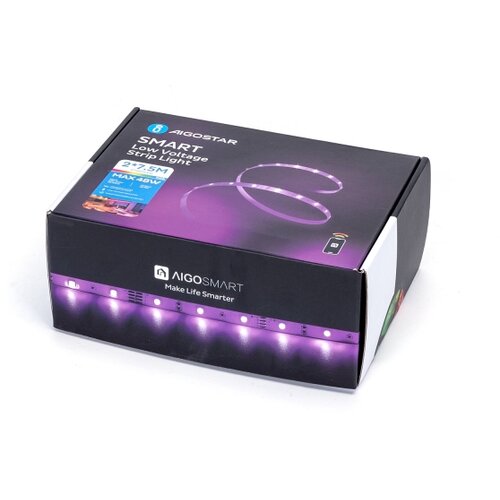 Aigostar LED RGBW prigu&amp;scaron;iva traka LED/48W/12V 2x7,5 m Wi-Fi Slike