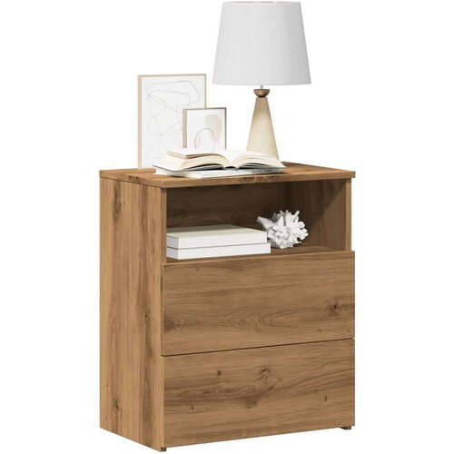 vidaXL Noćni ormarići boja hrasta artisan 50x32x60cm konstruirano drvo Cijene