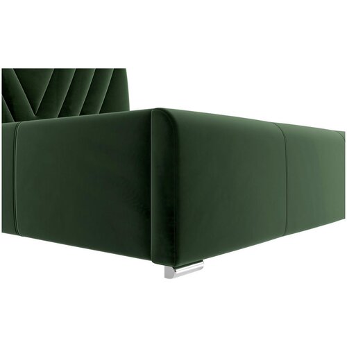 Boxxx OBLAZINJENA POSTELJA 140 cm x 200 cm , tekstil temno zelena Slike