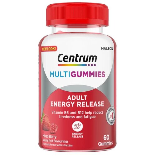 Centrum Gumene bombone Multigummies Adults Energy Release, 60 komada Slike