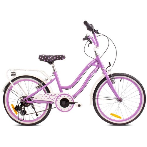  Dječji bicikl Heart 20&amp;quot; - 6 Shimano brzina - ljubičasti Slike