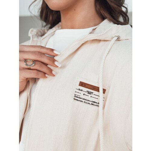 DStreet Women's transitional jacket ARKAJ light beige Cene