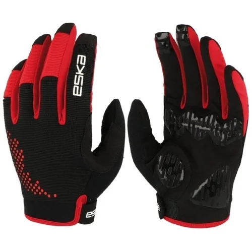 Eska Rebel Black/Red 6 Kolesarske rokavice