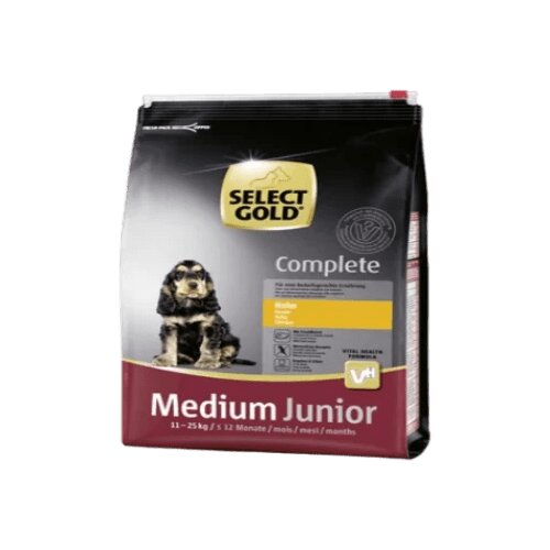 Select Gold medium junior hrana za štence srednjih rasa, piletina, 12 kg Slike