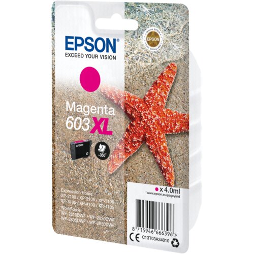 Epson Originalna kartuša 603Xl Magenta - C13T03A340 [Ml-12][Pag-350], (21406430) Cene