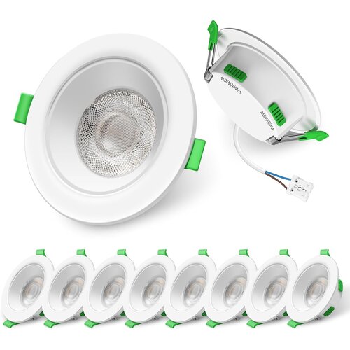 ALUSSO 10x LED vgradna svetilka 3CCT IP44 Slike