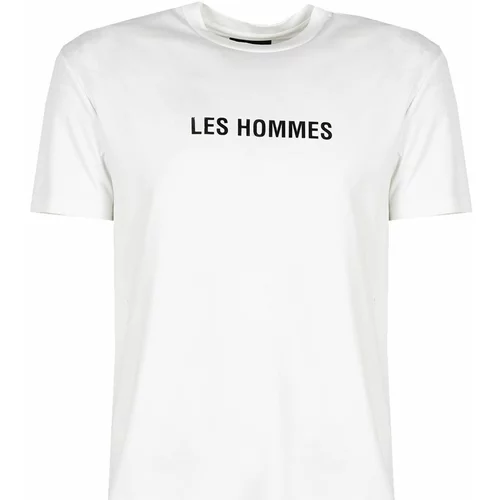 Les Hommes Majice s kratkimi rokavi - Bela