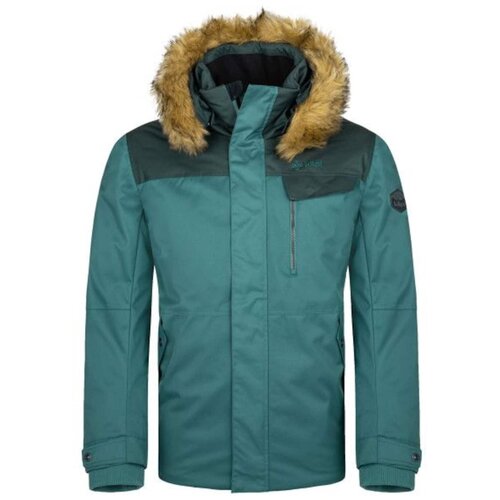 Kilpi Men's winter jacket ALPHA-M DARK GREEN Cene