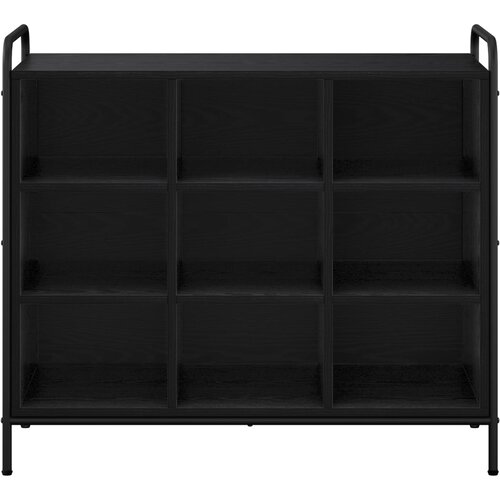  Ormar za cipele 85 x 39,5 x 75 cm Konstruirano drvo Crni hrast Slike