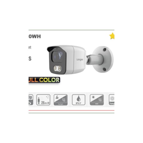 Full Color IP Bullet kamera 2MP 3.6mm 25m IR POE BMSARL200WH Cijene