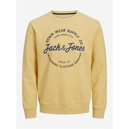 Jack & Jones Yellow Mens Sweatshirt Andy - Men Cene