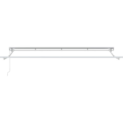  Skrovita tenda Krema 350 x 200 cm Poliester i aluminij Slike