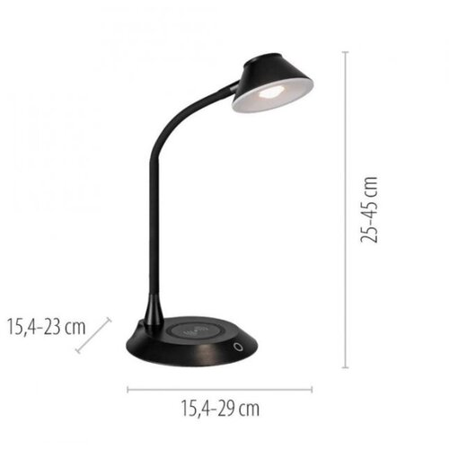 Just LIGHT. 14414-18-LED prigu&amp;scaron;iva stona lampa sa mogućno&amp;scaron;ću punjenja PUCKI LED/4,5W/230V crna Slike