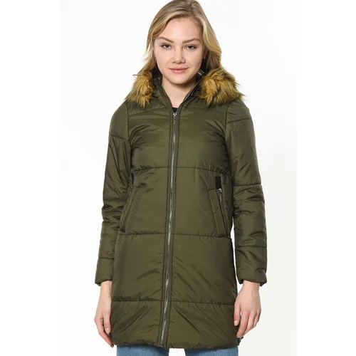 PLAIN KHAKI Z6590 DEWBERY WOMAN COAT