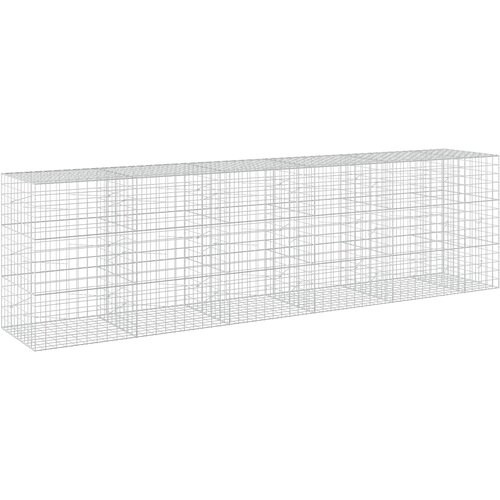  Gabion s žicom debljine 5 mm i mrežom 10x10 cm 550x100x150 cm Slike