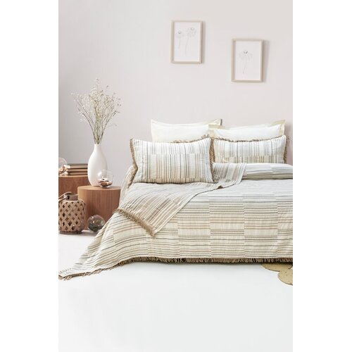 Lessentiel Maison set posteljine Lia, 240x260 cm, bež Cene