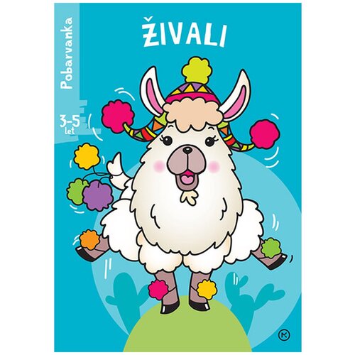 Mladinska Knjiga Pobarvanka živali 3-5 lama Slike