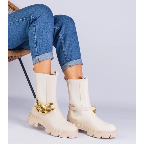 D/CEO marka niezdefiniowana Black cowboy boots on the block heel Abigail Slike